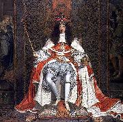 John Michael Wright Charles II of England in Coronation robes oil painting reproduction
